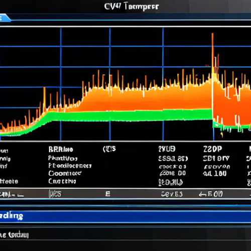 **Image Prompt:** A computer desktop displaying CPU-Z software interface, highlighting CPU temperature readings. Focus on a clean and informative layout, showcasing the core information about processor temperature.