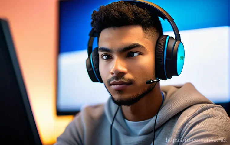 게이밍 헤드셋 추천 - **Freedom of Wireless Gaming with Long Battery Life**
    A dynamic, action-oriented shot of a young...