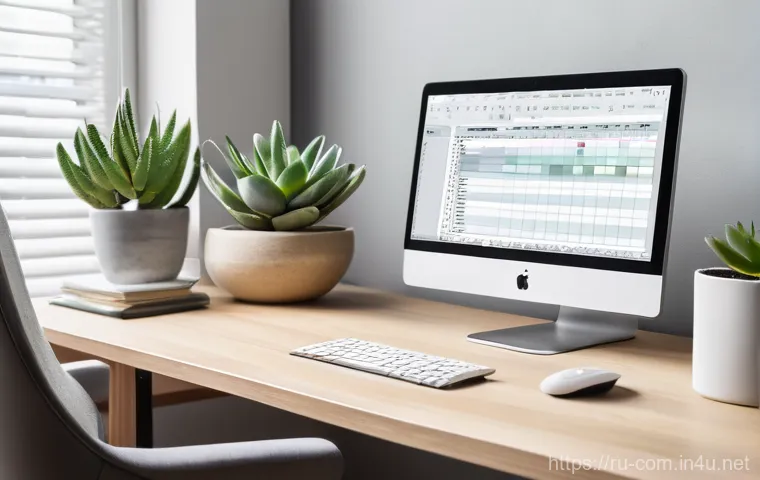 작업용 데스크톱 PC 추천 - Image Prompt 1: "The Efficient Professional" (for Office Tasks and Web-Browsing)**