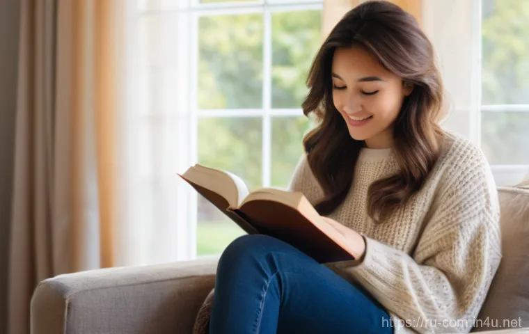 노트북의 SSD 업그레이드 방법 - **Prompt 1: "A young woman, approximately 25 years old, with long wavy brown hair, is comfortably se...